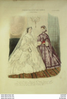 Gravure De Mode L'Illustrateur Des Dames 1869 N°07 - Ante 1900