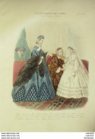 Gravure De Mode L'Illustrateur Des Dames 1869 N°08 - Voor 1900