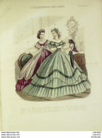 Gravure De Mode L'Illustrateur Des Dames 1869 N°27 - Voor 1900