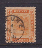 BRUNEI - 1908+ Brunei River 4c Used As Scan - Brunei (...-1984)