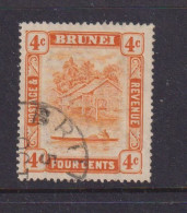 BRUNEI - 1908+ Brunei River 4c Used As Scan - Brunei (...-1984)