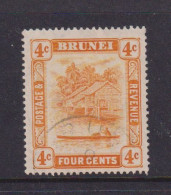 BRUNEI - 1908+ Brunei River 4c Used As Scan - Brunei (...-1984)