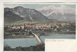 D2045) HALL In TIROL - Totalansicht Mit Brücke - LITHO - Correspondenz Karte ALT ! - Hall In Tirol