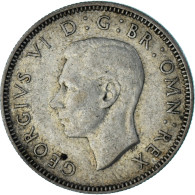 Monnaie, Grande-Bretagne, Shilling, 1943 - J. 1 Florin / 2 Shillings