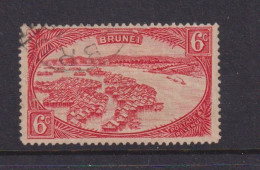 BRUNEI - 1924 Native Houses 6c Used As Scan - Brunei (...-1984)