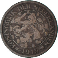 Monnaie, Pays-Bas, Cent, 1915 - 1 Centavos