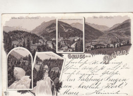 D2064) GRUSS Aus WILDBAD GASTEIN - Tolle S/W LITHO 189. - Bad Gastein