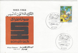 Envellope ALGERIE 1e Jour N° 1056 Y & T - Algérie (1962-...)