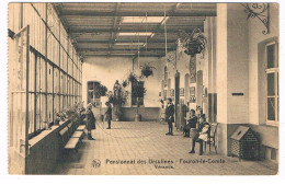 B-9565  FOURON-LE-COMTE : Pensionnat Des Ursulines - Veranda - Voeren