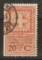 Suisse 1924 - 20 C - Timbre De Contrôle Loterie / Control Stempel  / Bolo Di Controle - Fiscales