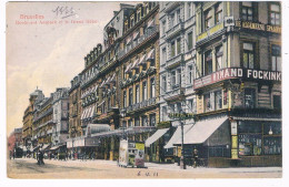 B-9569   BRUXELLES : Boulevard Anspach Et Le Grand Hotel - Lanen, Boulevards