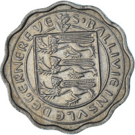 Monnaie, Guernesey, 3 Pence, 1956 - Guernsey