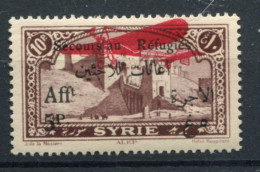 !!! SYRIE, PA N°37a SANS "X" A AUX NEUF** - Luftpost