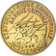 Monnaie, États De L'Afrique équatoriale, 10 Francs, 1969 - Cameroun