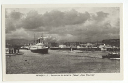 13/ CPSM - Marseille - Bassin De La Joliette - Départ D'un Courrier - Joliette, Port Area