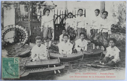 C. P. A. : CAMBODGE : PHNOM-PENH : Les Musiciennes De La Princesse Kanakari,  Timbre En 1906 - Cambodge