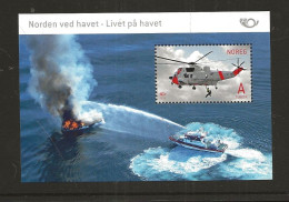 Norway 2012 Miniature Sheet: NORTH- Life By The Sea (II), Lifeboat Helicopter Westland Sea King. Mi Bloc 42,  MNH(**) - Ongebruikt