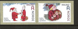 Norway Norge 2012 Christmas Carpenter Andersen And The Santa Claus, Mother Santa Claus And The Children   MNH(**) - Nuevos