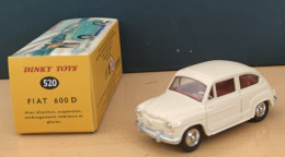 Fiat 600D Crème  Dinky Toys Atlas 1:43 - Dinky