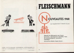 Catalogue FLEISCHMANN 1968 Nouveautés HO 1/85 - Piccolo 1/160 - AutoRallye - Französisch