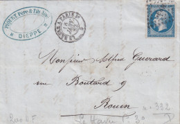 France Poste Ferroviaire - Lettre - Bahnpost