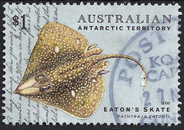 AUSTRALIAN ANTARCTIC TERRITORY (AAT) 2006 QEII $1 Multicoloured, Fish Of Antarctica-Eaton's Skate SG174 FU - Gebraucht