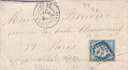 France Poste Ferroviaire - Lettre - Railway Post