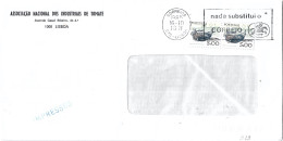 Portugal Cover With NADA SUBSTITUÍ O CORREIO Cancellation - Postal Logo & Postmarks