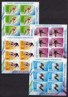 Kyrgyzstan 2018 XXIII Winter Olympic Games. 4 Sheetlets** IMPERFORATED - Kirghizistan