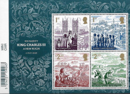 2023 Großbritannien Mi. Bl.  **MNH    King Charles III - Ungebraucht