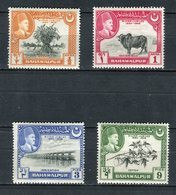 Bahawalpur 1949. Yvert 18-21 ** MNH. - Bahawalpur