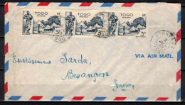 Togo, Lettre Pour Besancon, Cachet ATAKPAME - Brieven En Documenten