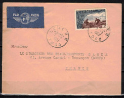 Togo, Lettre Pour Besancon, Cachet LOME R.P. - Storia Postale