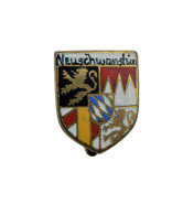 Collectible Neuschwanstein Metal Heraldry Brooch/Pin - Brooches
