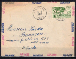 Togo, Lettre Pour Besancon, Cachet ATAKPAME - Lettres & Documents