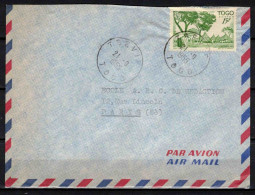 Togo, Lettre Pour Paris, Cachet TSEVIF - Covers & Documents