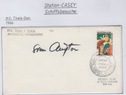 AAT Ship Visit MS Thala Dan Signature   Ca Casey 7 FEB 1976 (CS151) - Covers & Documents