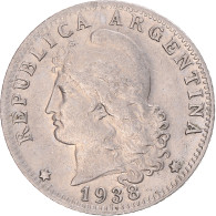 Monnaie, Argentine, 20 Centavos, 1938 - Argentine