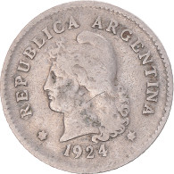 Monnaie, Argentine, 10 Centavos, 1924 - Argentine