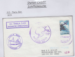 AAT Ship Visit MS Thala Dan  Ca  19 JA 1979 (CS152B) - Storia Postale