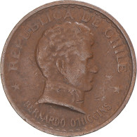 Monnaie, Chili, 20 Centavos, 1949 - Chili