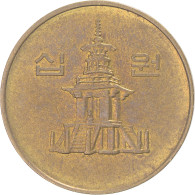 Monnaie, Corée Du Sud, 10 Won, 1990 - Corée Du Sud