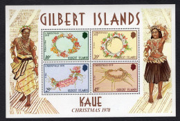 Gilbert & Ellice Islands 1978 - Christmas 1978 - Minisheet - MNH** - Superb*** - Excellent Quality - Gilbert- Und Ellice-Inseln (...-1979)