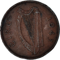 Monnaie, Irlande, 1/2 Penny, 1943 - Irlande