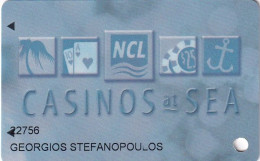 USA - NCL(Norwegian Cruise Line), Casinos At Sea, SuperSlot Member Card, Used - Carte Di Casinò