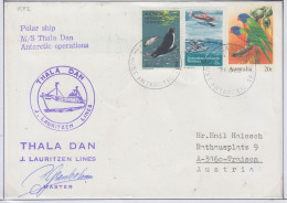 AAT Ship Visit MS Thala Dan Signature Master   Ca  Casey  28 AU 1982 (CS153B) - Storia Postale