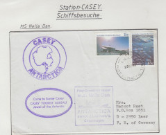 AAT  Ship Visit MS Nella Dan Ca Casey Ca Casey 23 DE 1986 (CS154A) - Storia Postale