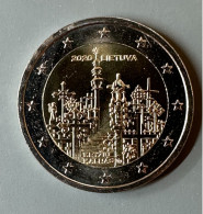 Lithuania UNC 2020 2 EUR Circulation Coin "Hill Of Crosses" New From Mint Roll! KM# 256 - Litouwen