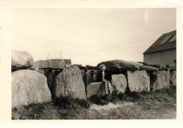 Penmarch Penmarc'h * Dolmen Menhir Pierre Monolithe Mégalithe , Musée Préhistorique * Photo Ancienne 12.5x8.8cm - Penmarch