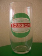 ANCIEN VERRE COLLECTOR BIERE BOURBON ILE DE LA REUNION BIERE BEER BRASSERIES DE BOURBON - Verres